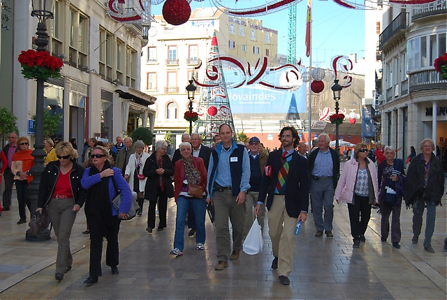 Sydkustens tvådagarsresa till Málaga, i samarbete med Nacho Mata, Málaga Sensaciones, inbegrep bland mycket annat stadsvandring i den julfina provinshuvudstaden.